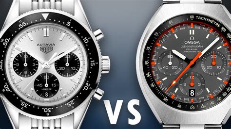 tag heuer autavia vs omega speedmaster|tag heuer autavia chronometer.